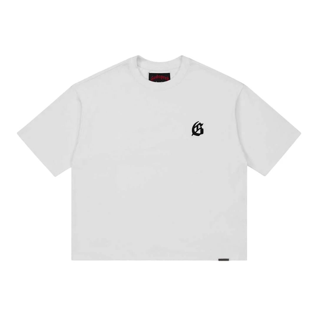 Godspeed "GS Logo" White T-Shirt