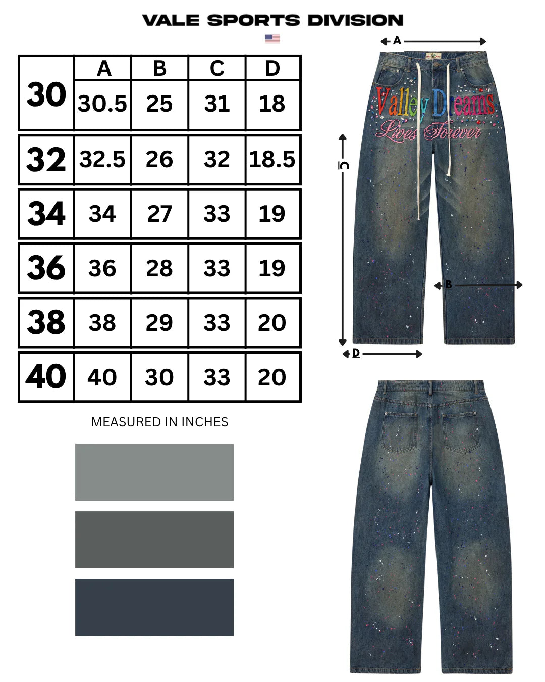 Vale "Ice Cream" Denim Jeans