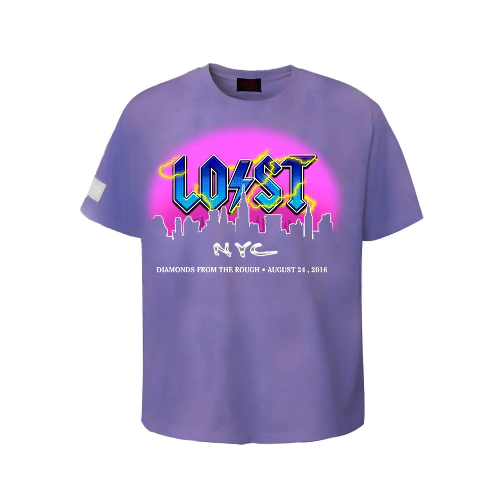 Lost "Lavender NYC Lightning" T-Shirt