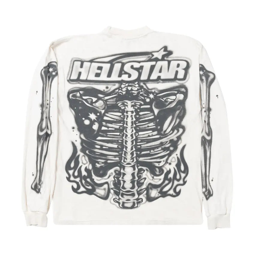 Hellstar "Airbrushed Bone" Long Sleeve
