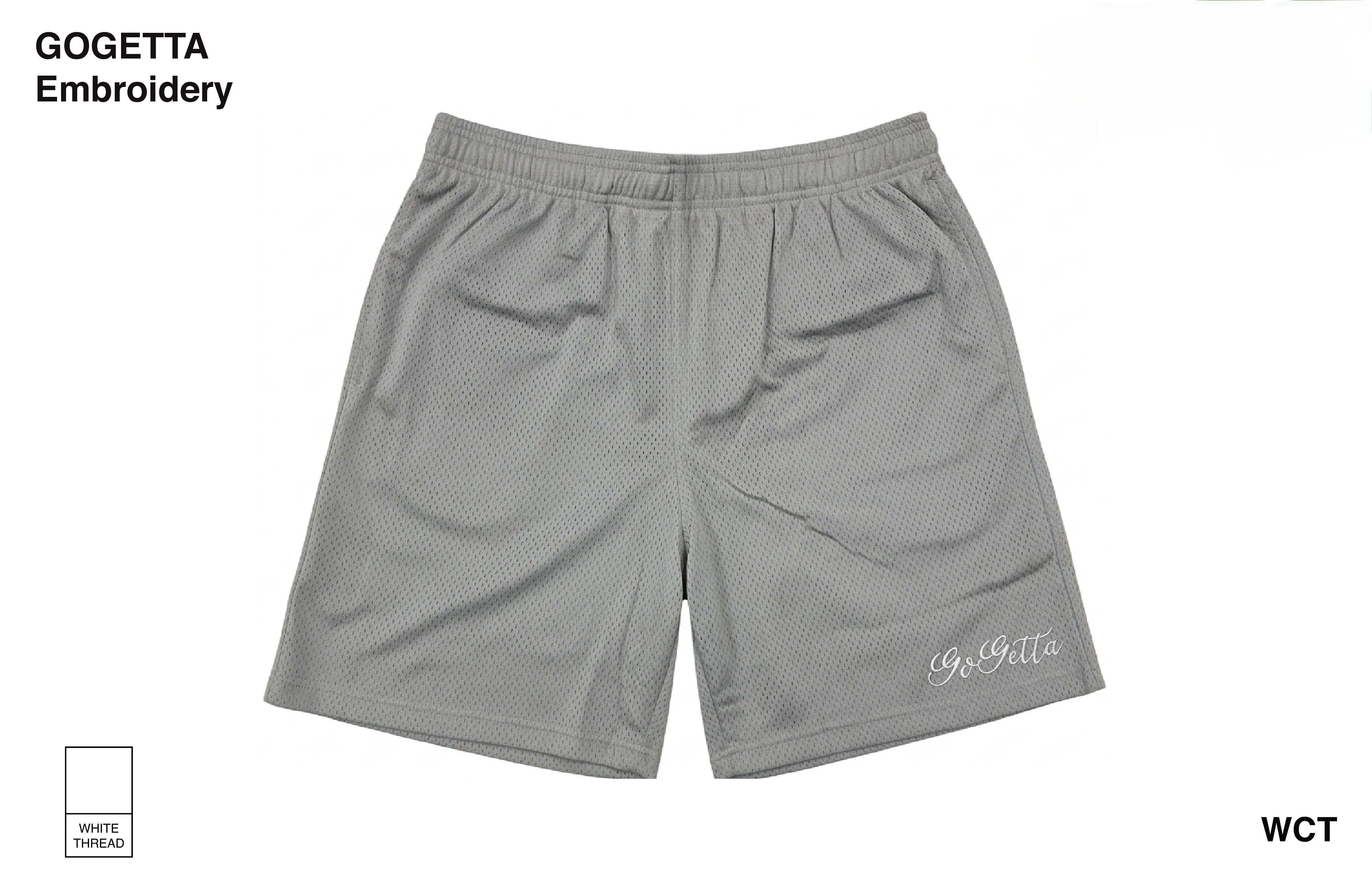 GoGetta "Silver Surfer" Mesh Shorts