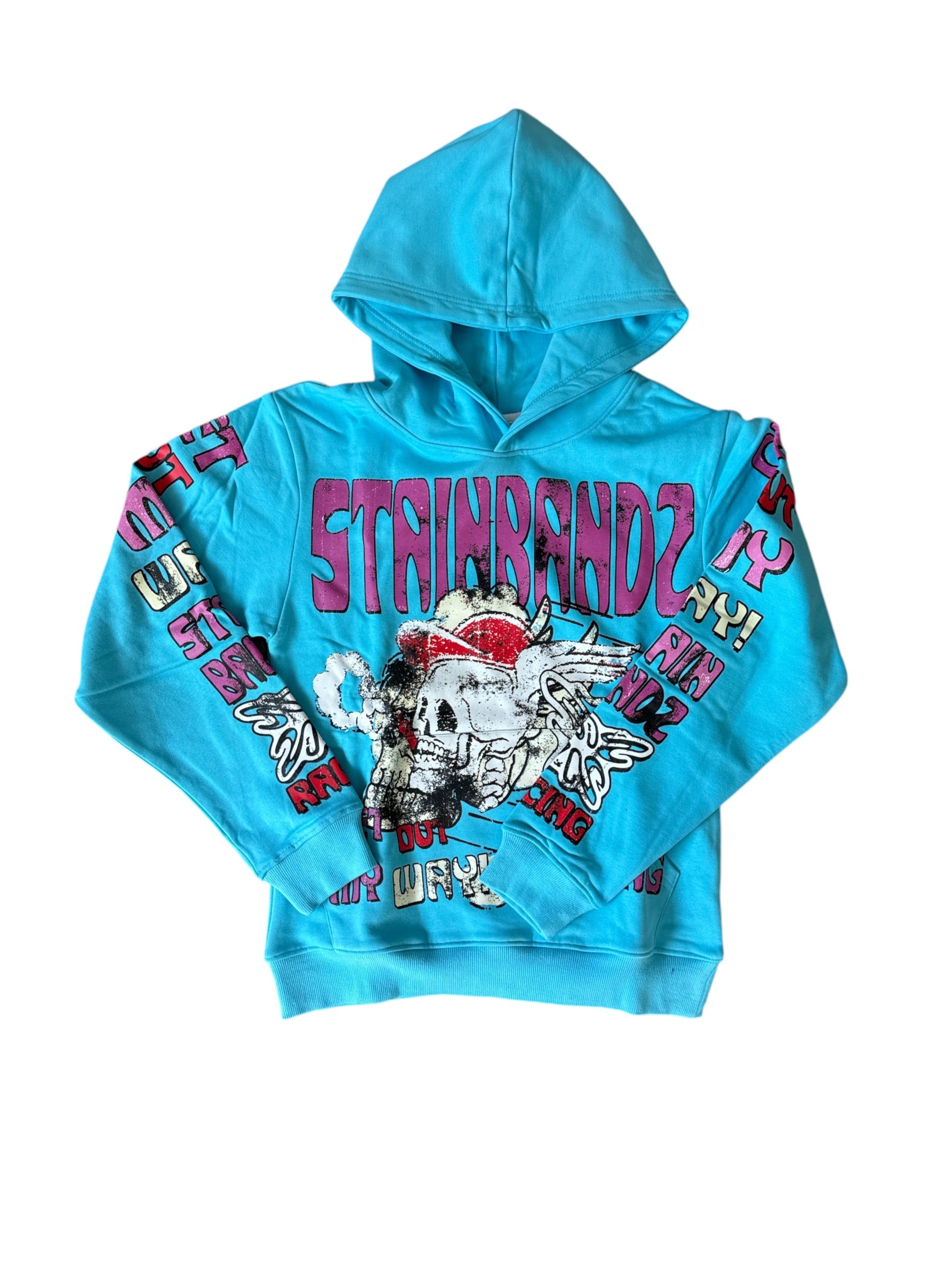 SB Studios Stain Bandz "Racer" Hoodie Blue