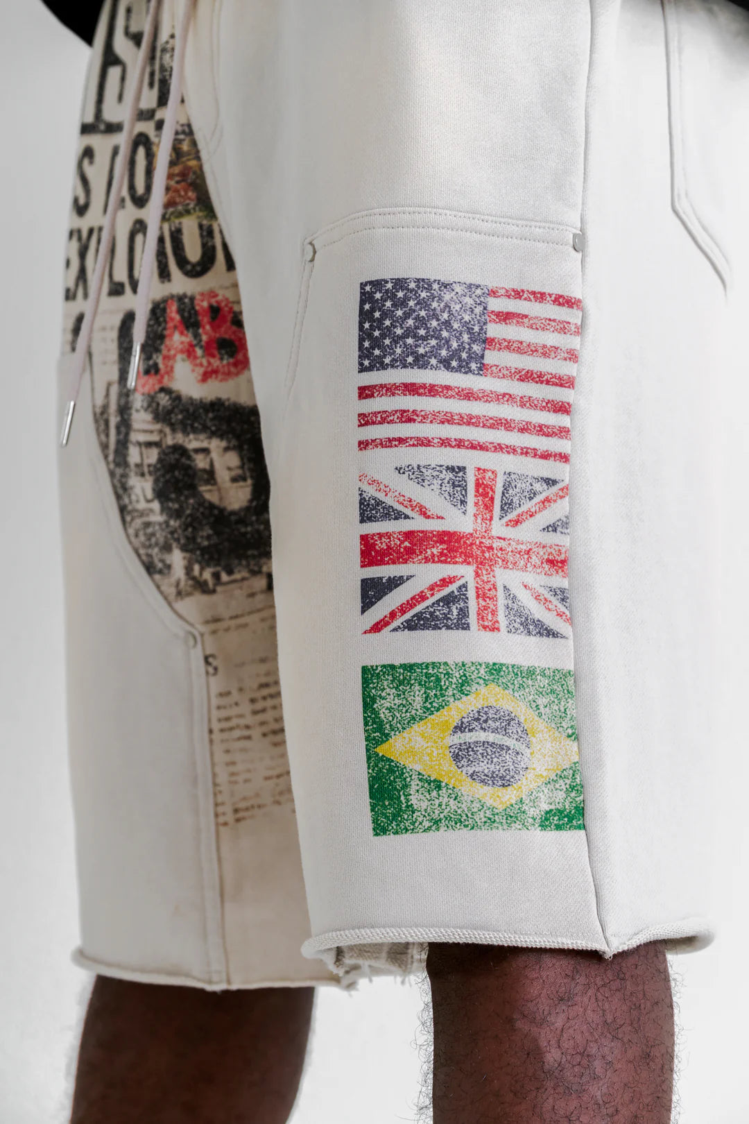 RVS Labs "Article" Sun Washed Shorts