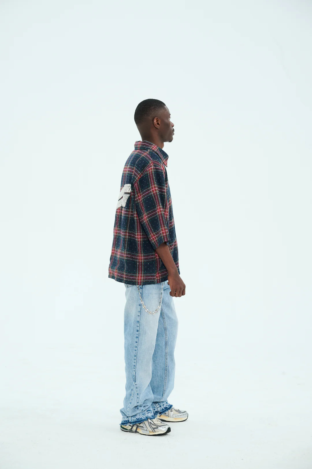 RVS Labs "Lumière" Navy/Crimson Flannel