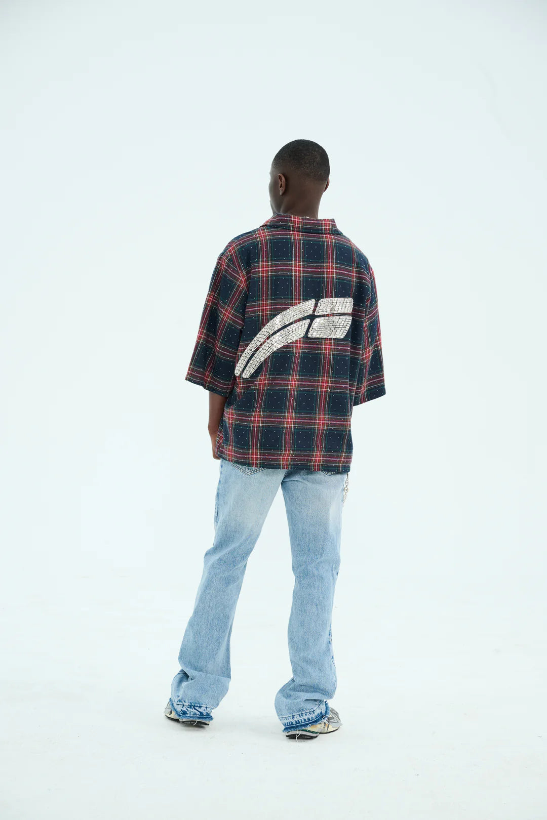 RVS Labs "Lumière" Navy/Crimson Flannel