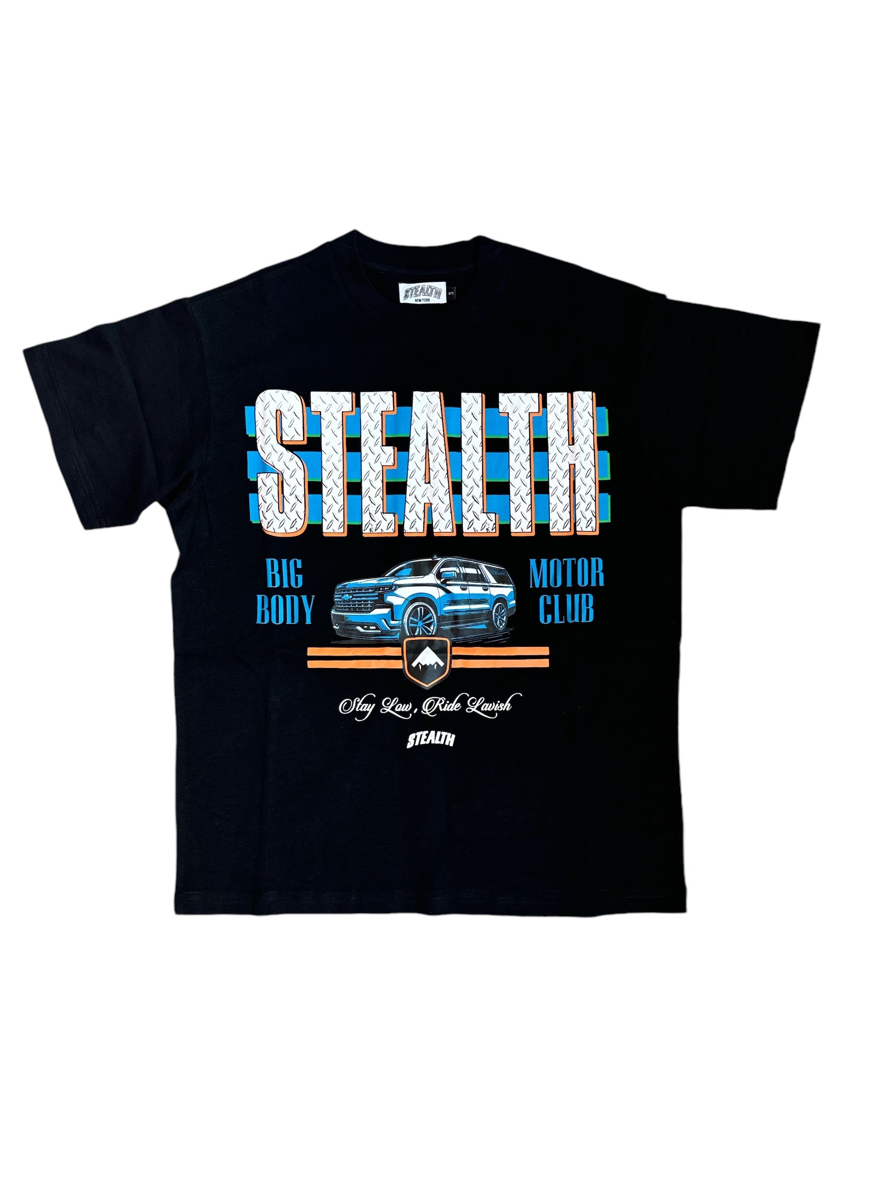 Stealth "Big Body" Lavish Black/Blue  T-Shirt