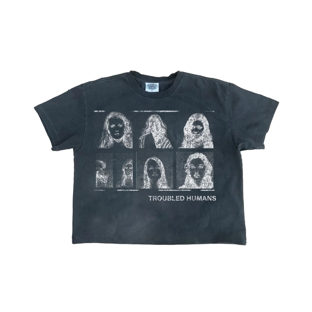 Troubled Humans "Out On Bail" (Black) T-Shirt