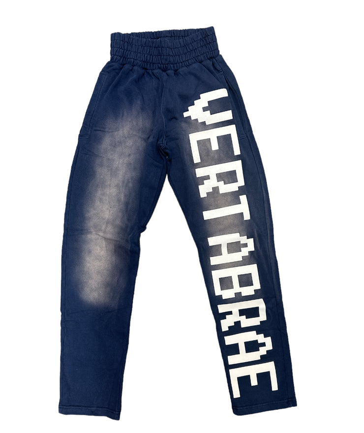 Vertabrae Navy/White Sweat Pants