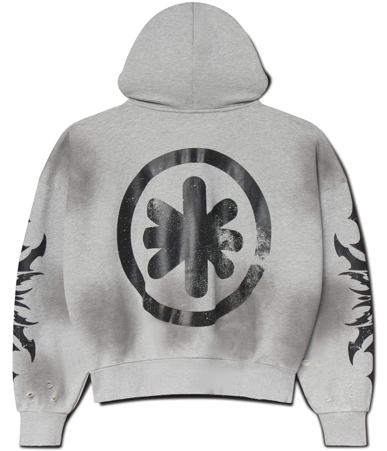 Lost SHDWS "COMPLEXCON" Dirty Zip-Up Hoodie