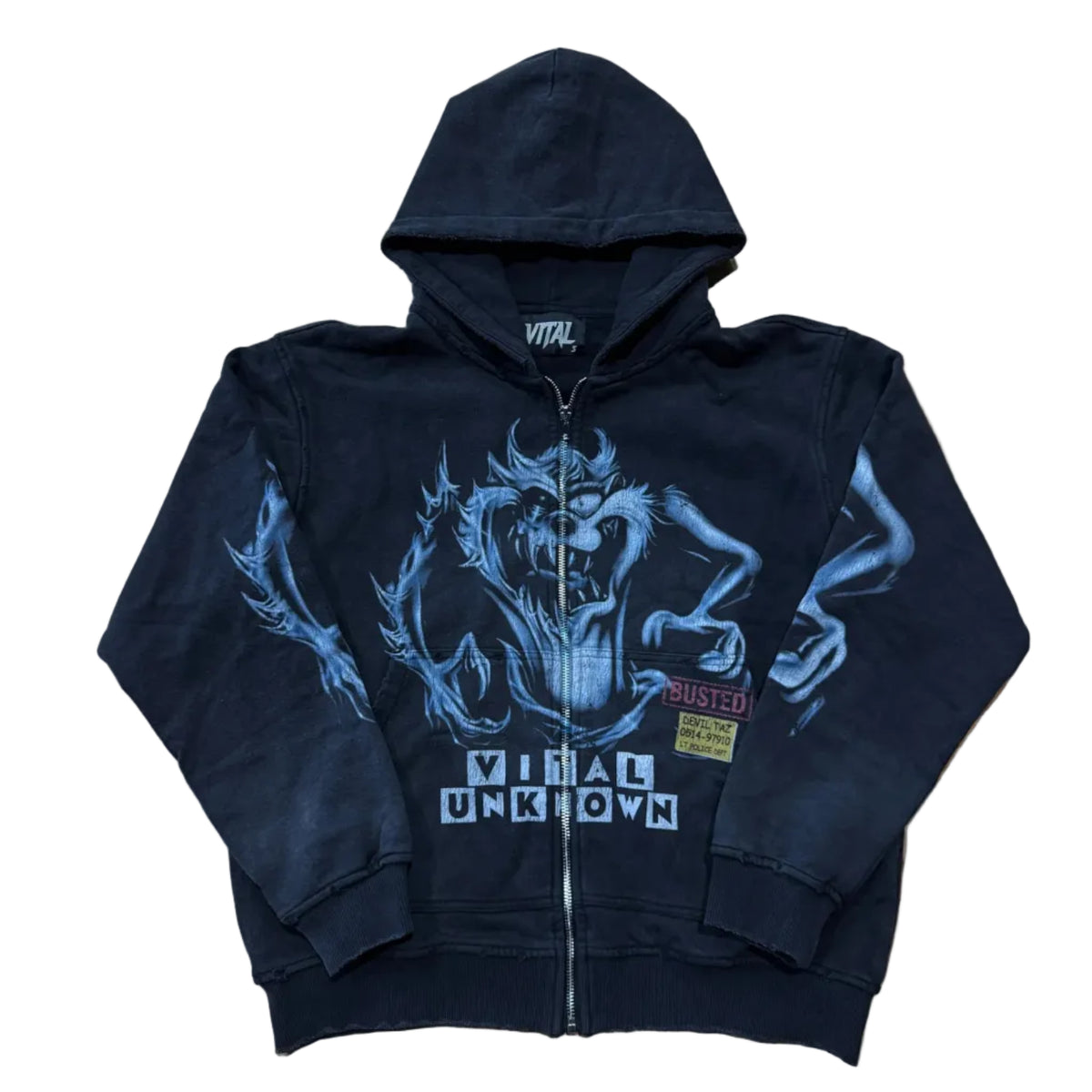 Vital "Tazmania" Zip Up Hoodie