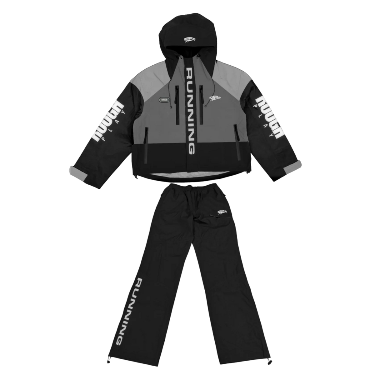RoughPlay Water Resistent Tracksuit (Black)
