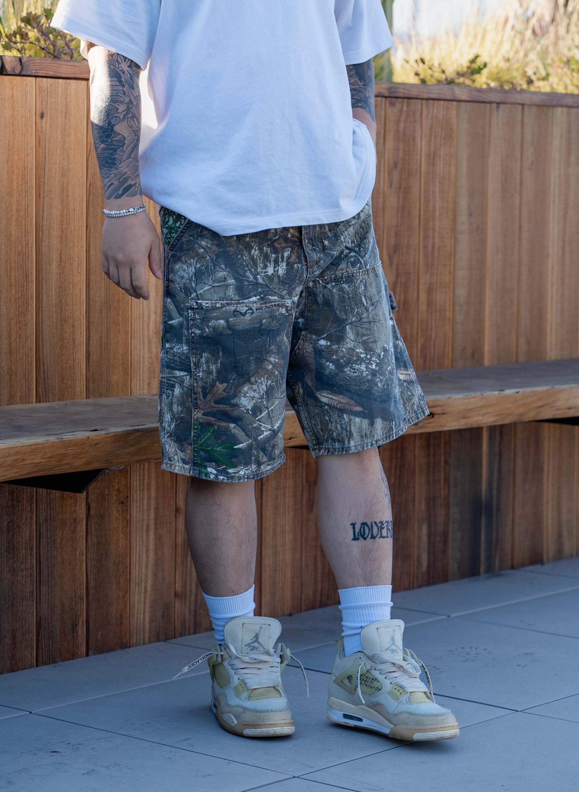 Mint Crew "Real Tree" Carpenter Jean Shorts