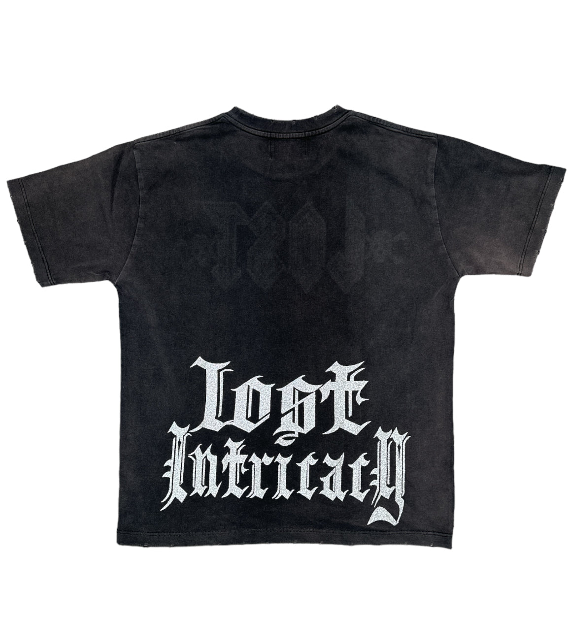 Lost Intricacy "Black Washed" Rhinestone T-Shirt