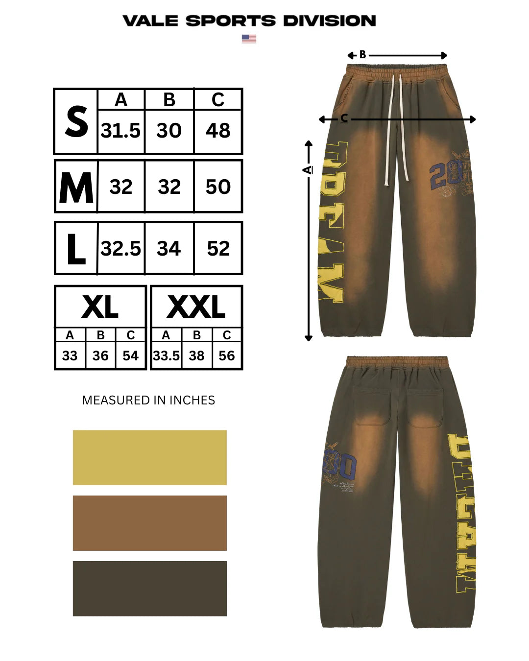 Vale "2000" Kamo Sweatpants