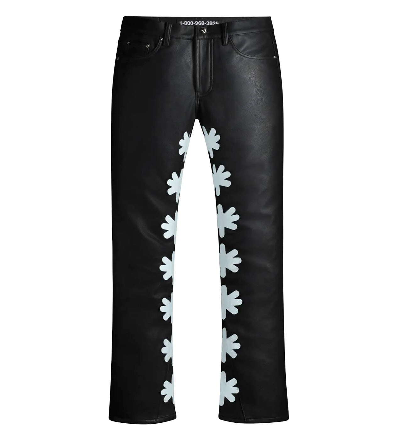 Lost SHDWS Black/Frost Leather Pants