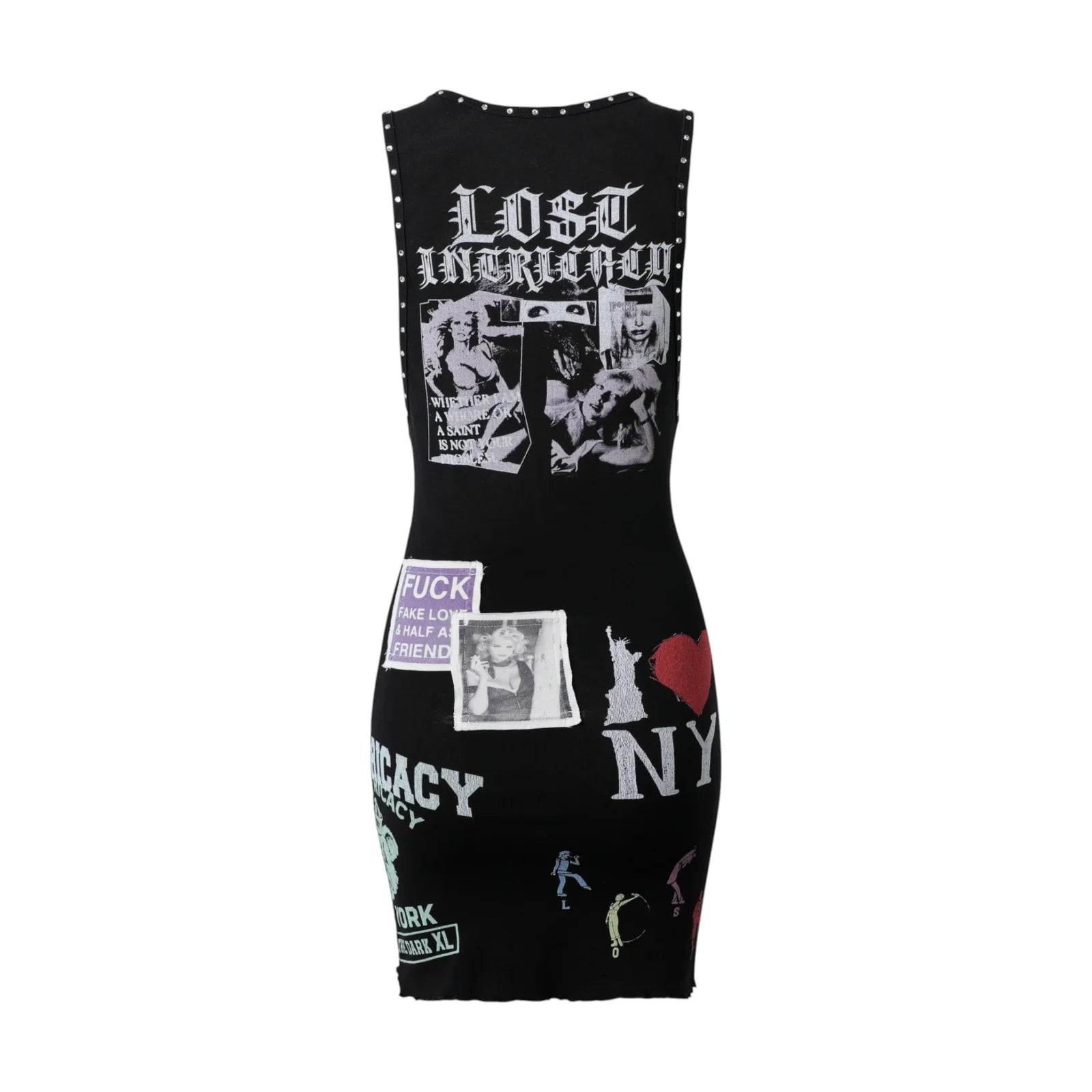 Lost Intricacy "Not Your Problem" Black Dress