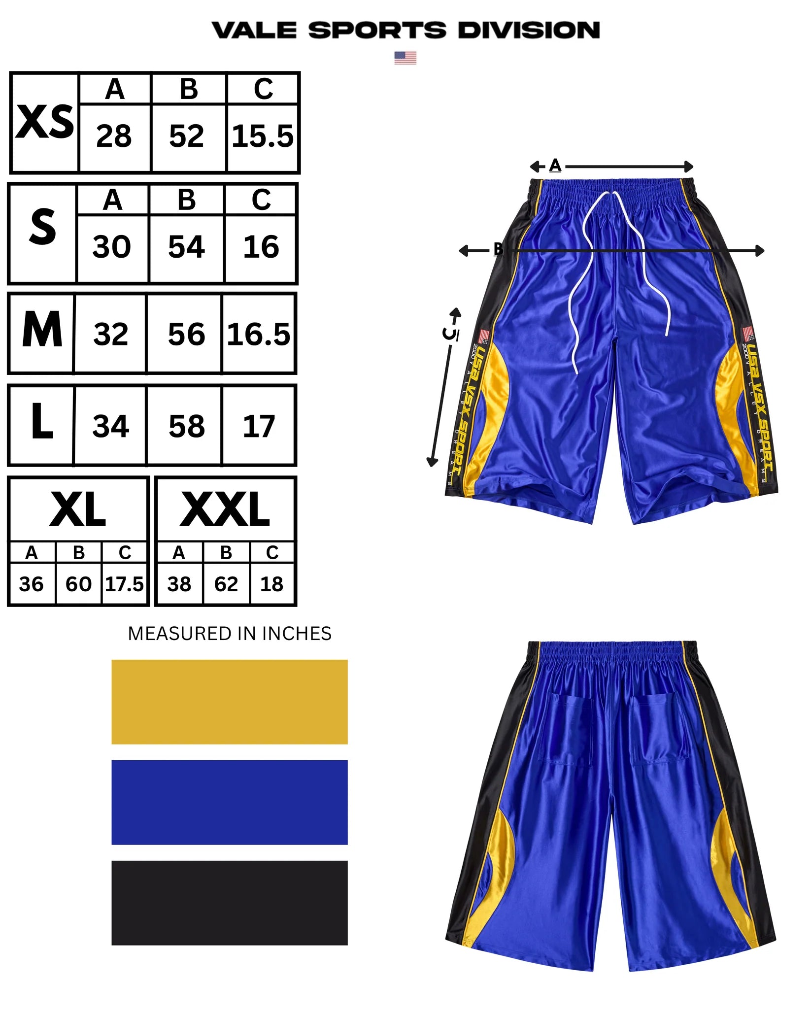 Vale "Kobe" Basketball Shorts