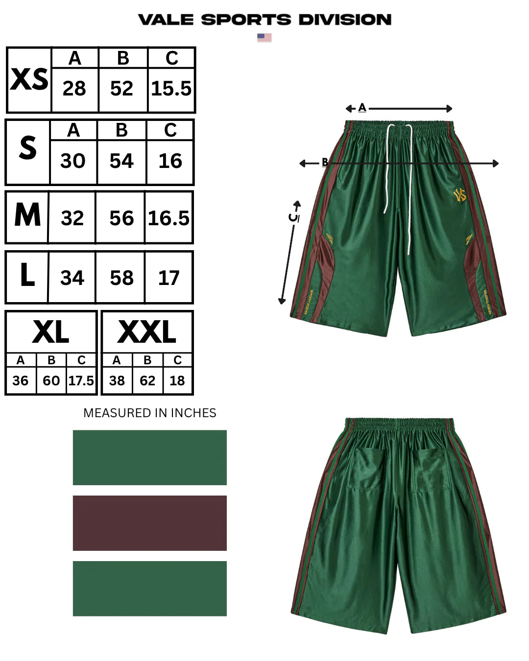Vale "NYC" Lenox Ave Shorts