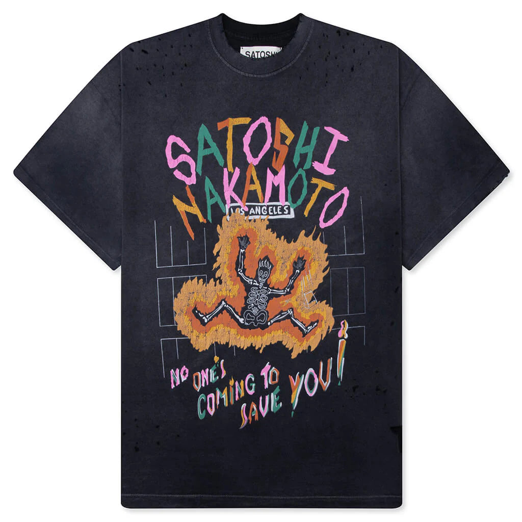 Satoshi Nakamoto "No Savior" T-shirt