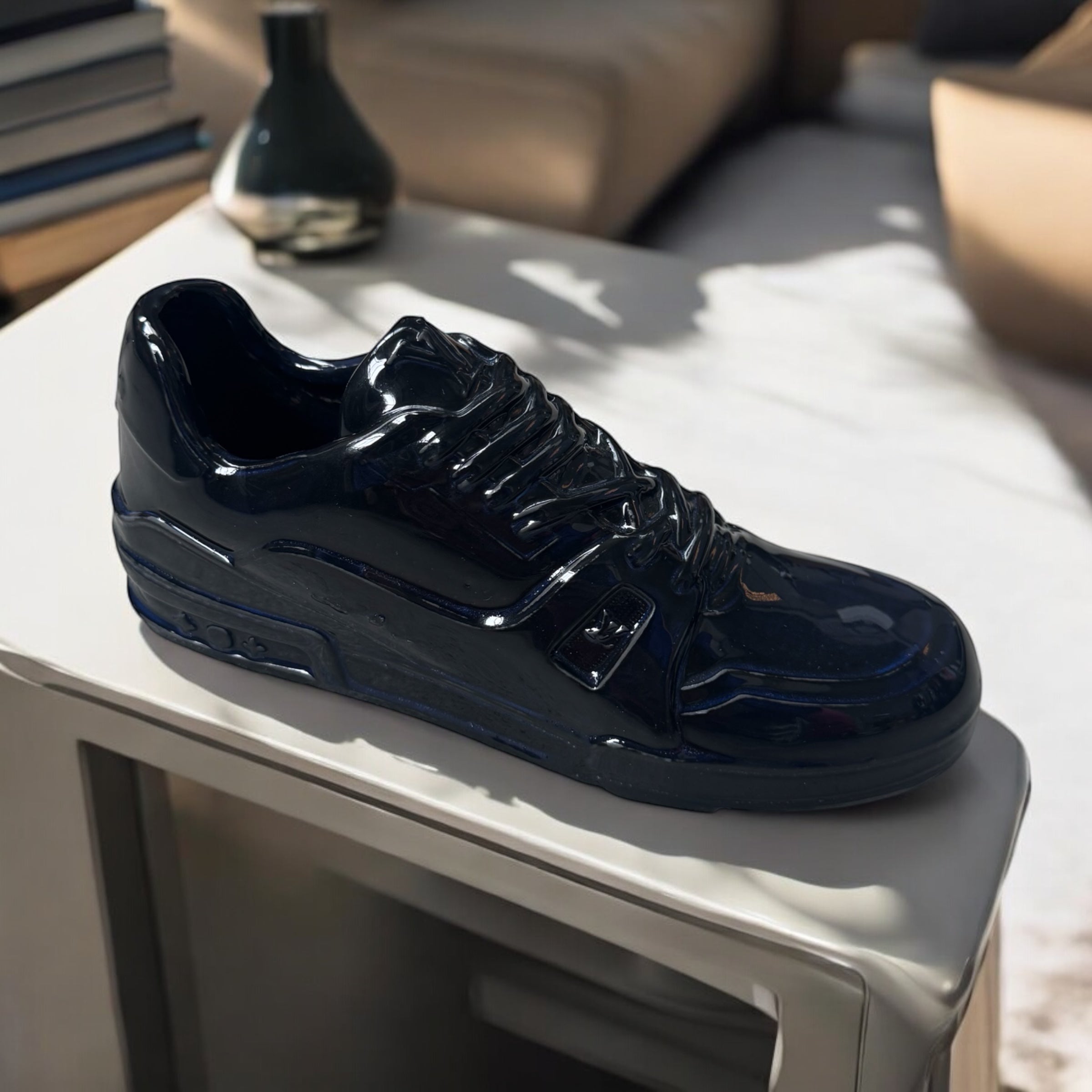 Brandon Thompson Ceramic LV Trainer (Dark Navy)