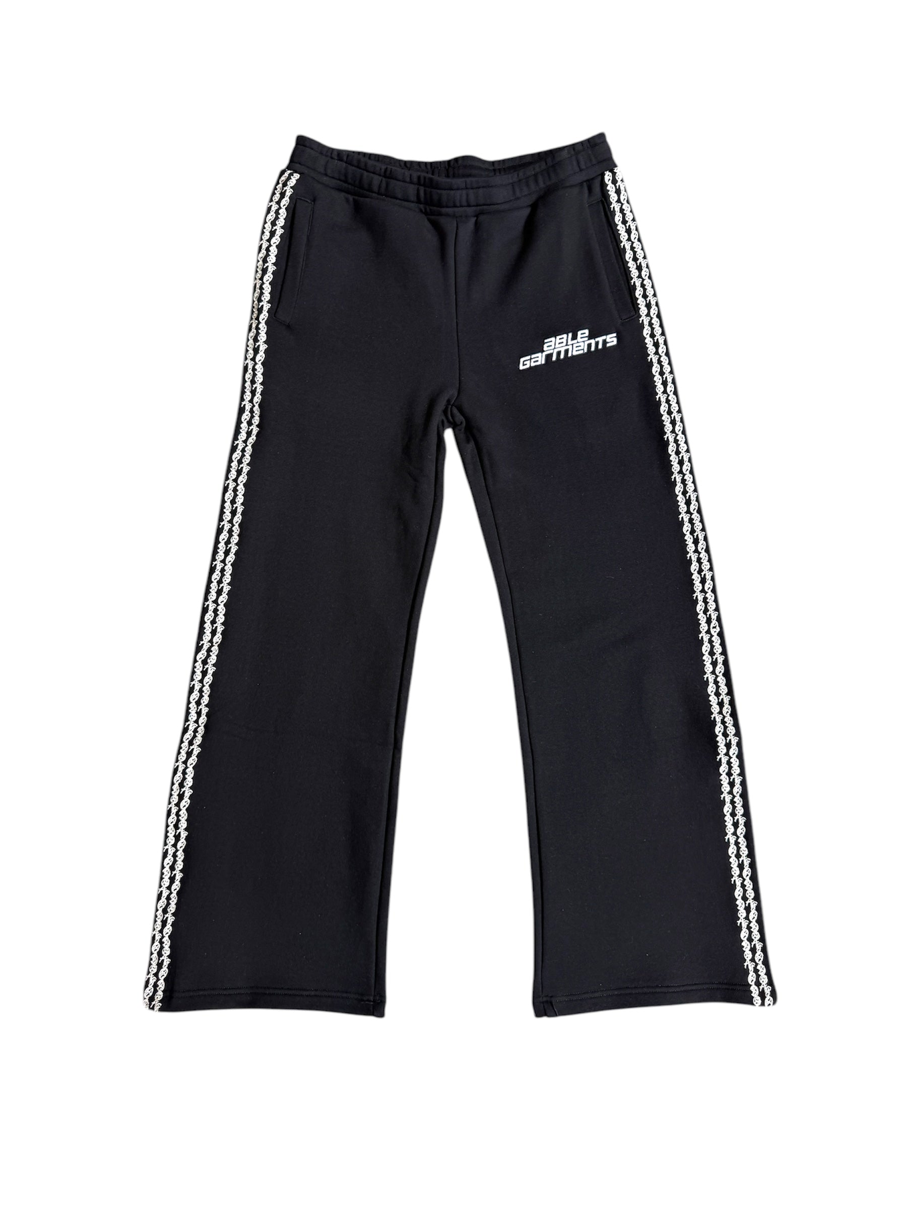 Able Garments "Chain Link"  Sweatpants (Black)