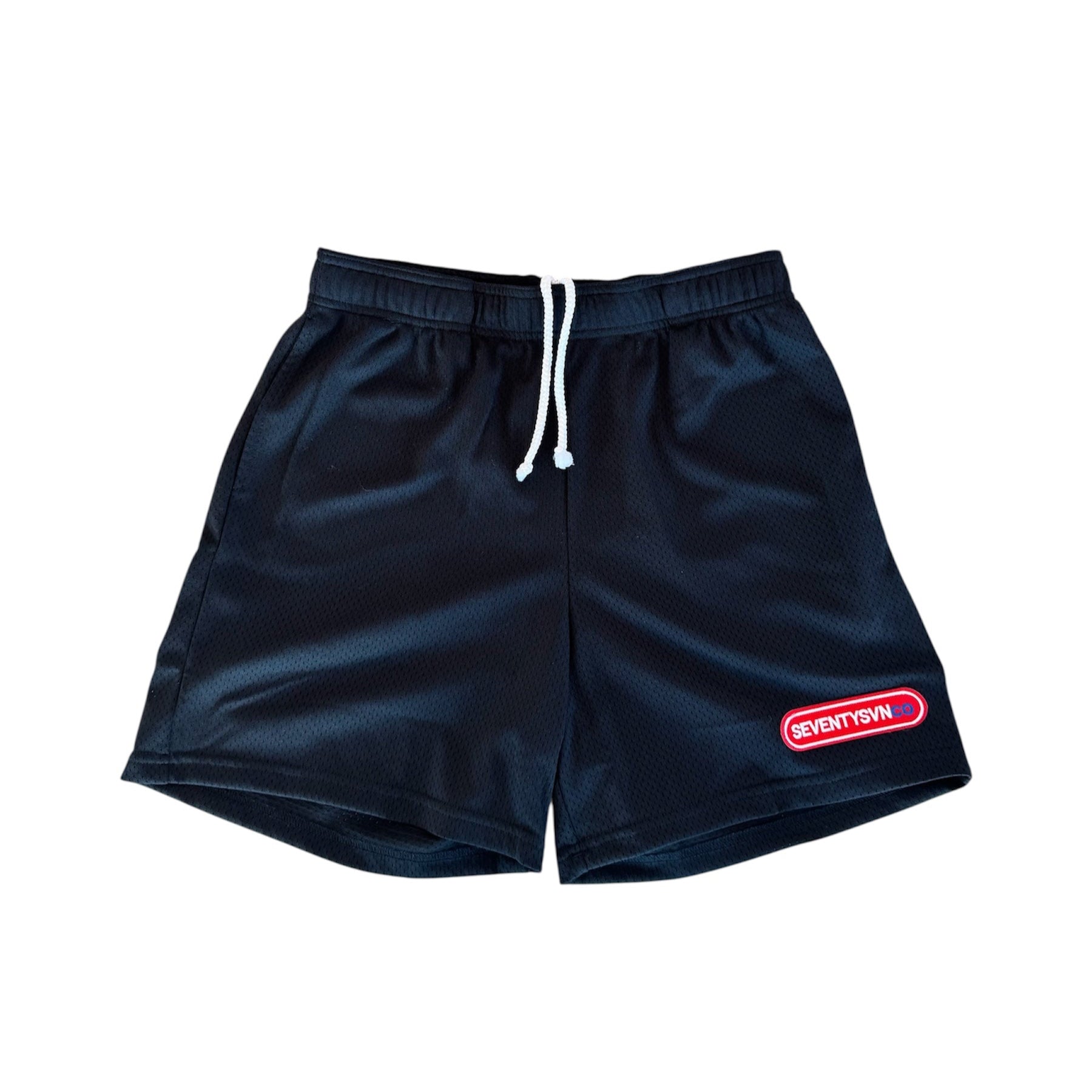 SEVENTY-SEVEN Classic Mesh Shorts (Black)