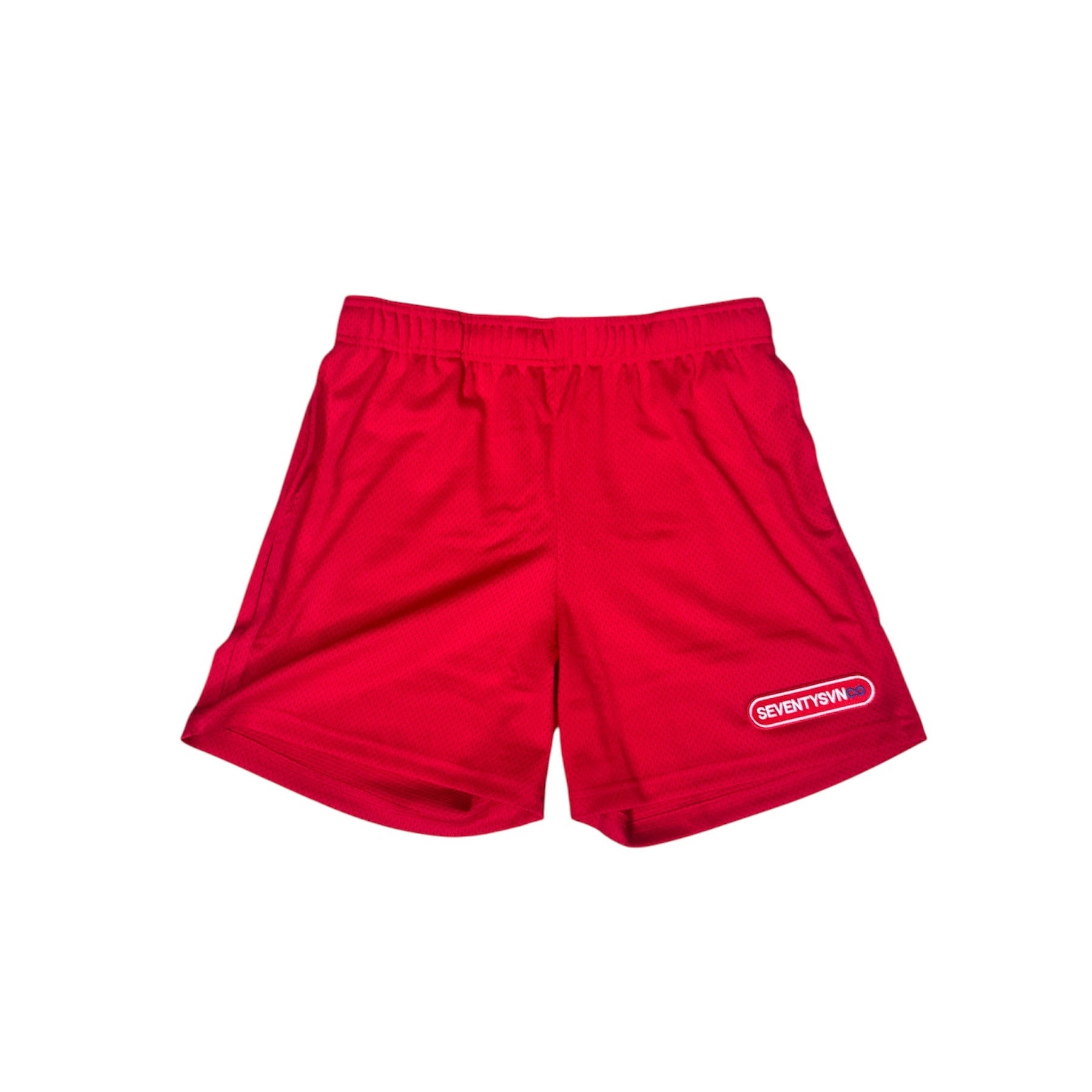 SEVENTY-SEVEN Classic Mesh Shorts (Red)