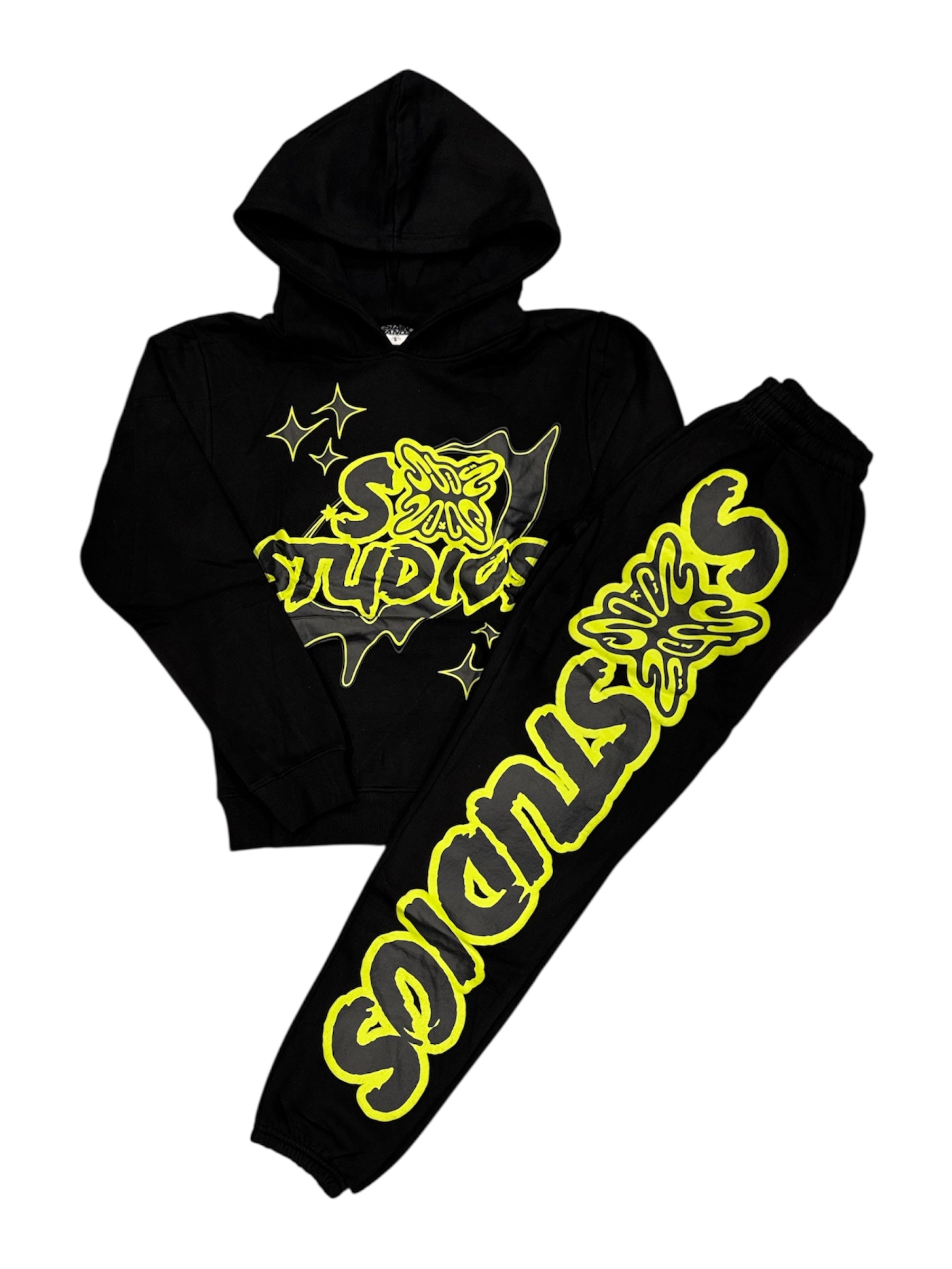 SB Studios Stain Bandz Black/Neon Sweatsuit