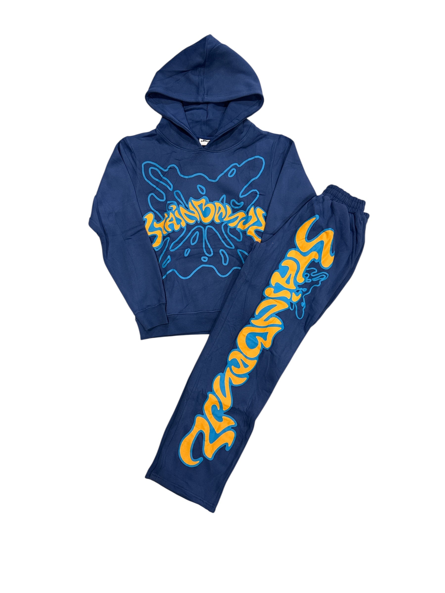 SB Studios Stain Bandz "V2" Blue/Orange Sweatsuit