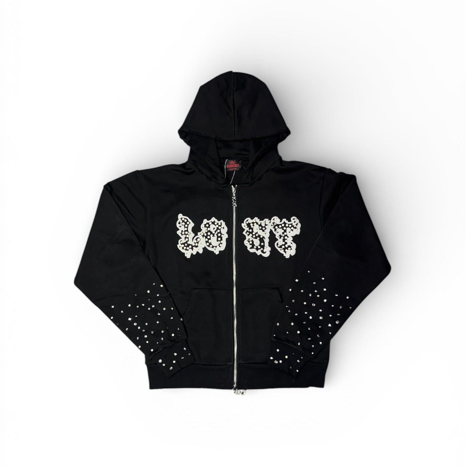 Lost Intricacy "Black Patch" Zip-Up Hoodie