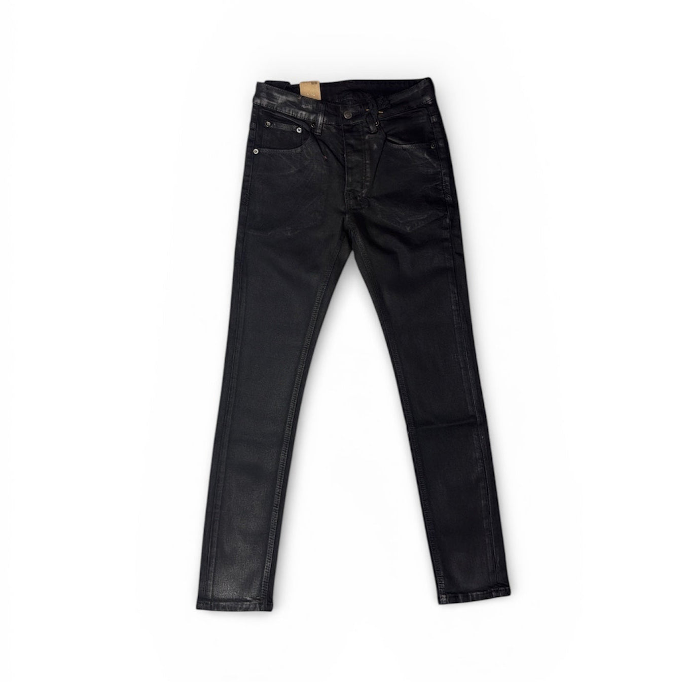 KSUBI Black Wax Jeans
