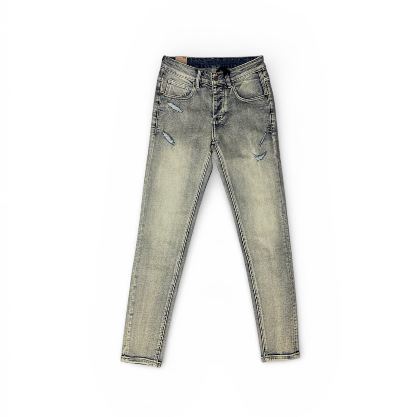 KSUBI Distress Grey Wash Jeans
