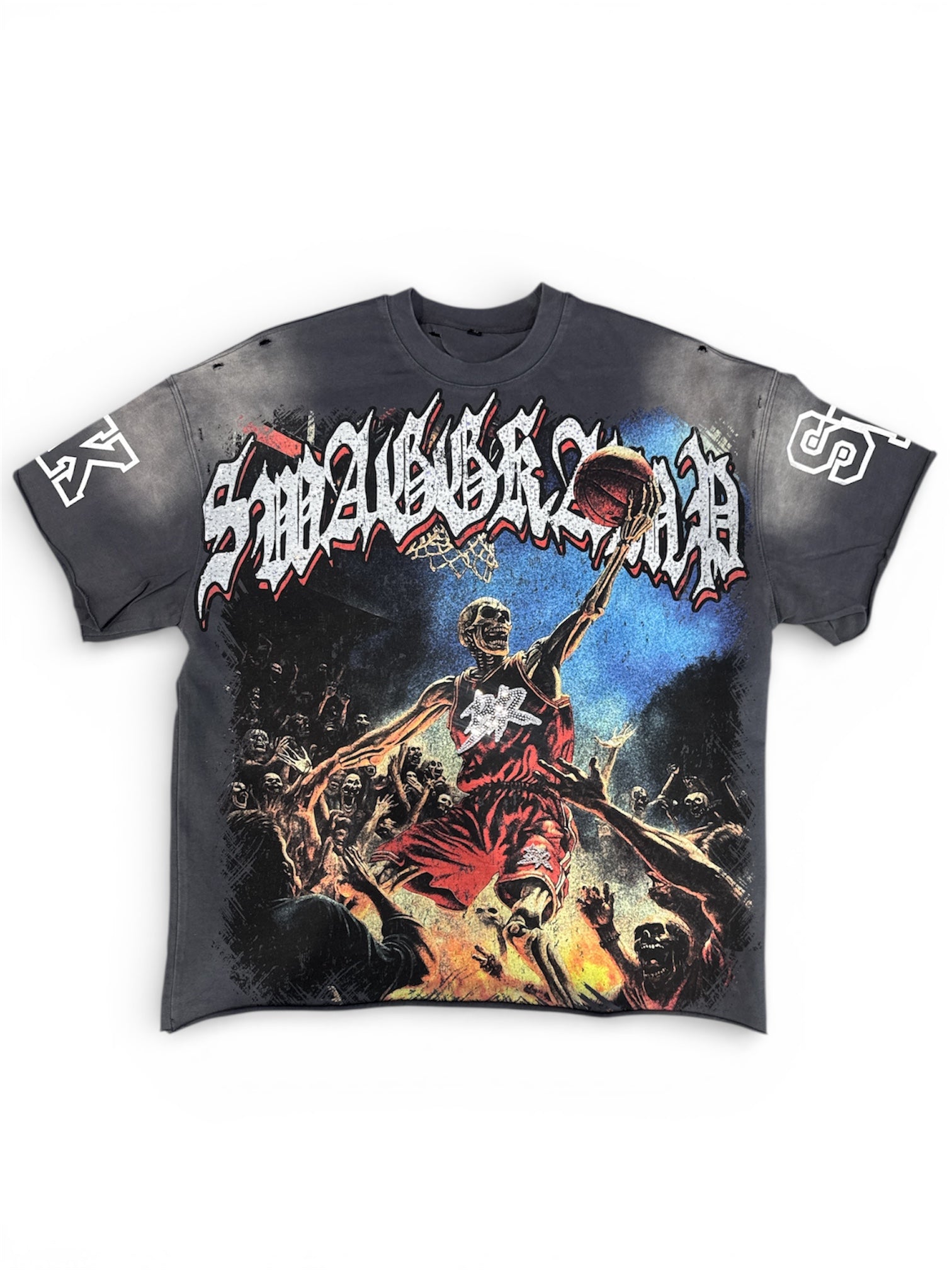 SwaggKamp x Born Ready Rhinestone T-Shirt