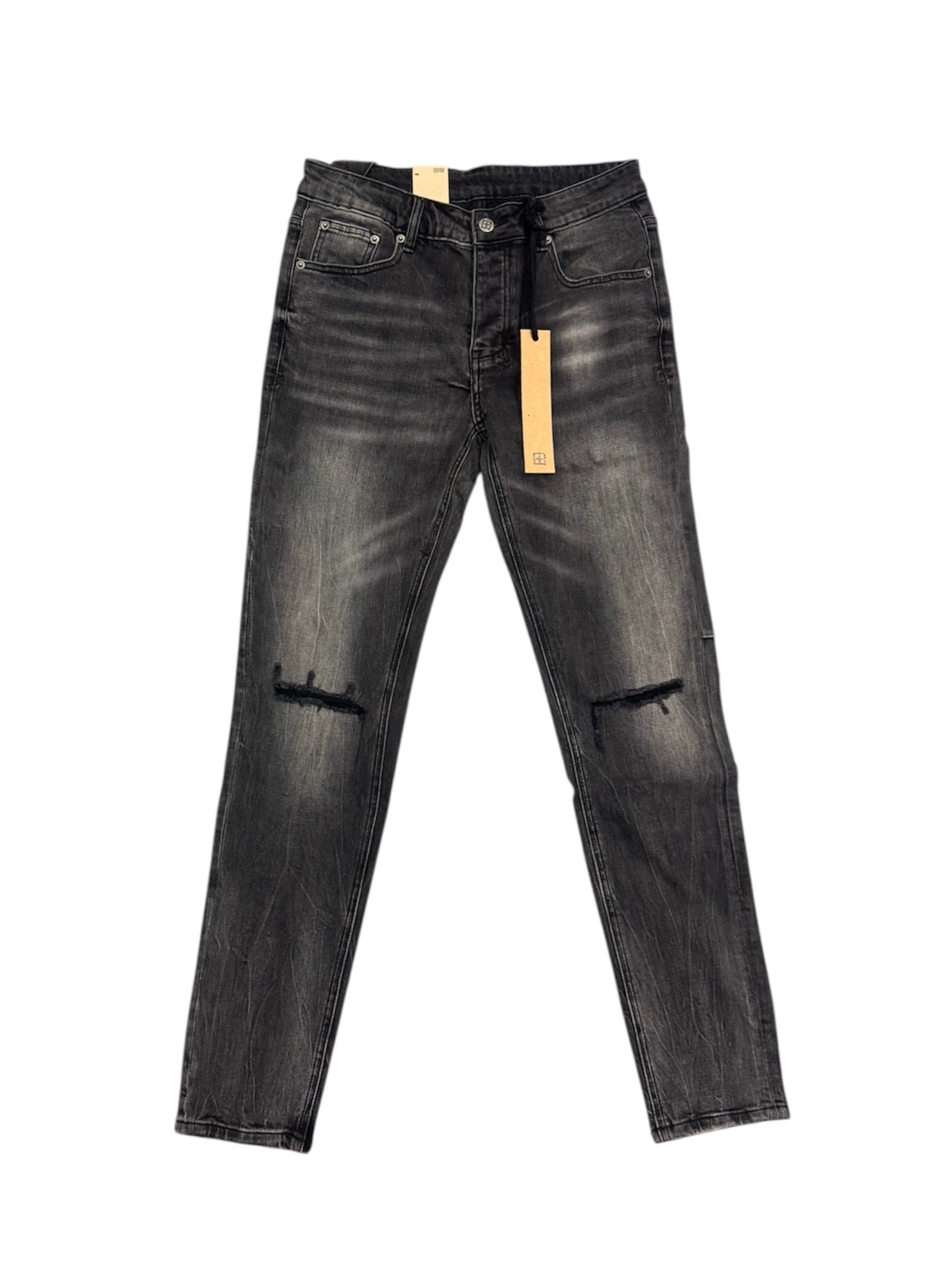 KSUBI Double Knee Distress Jeans