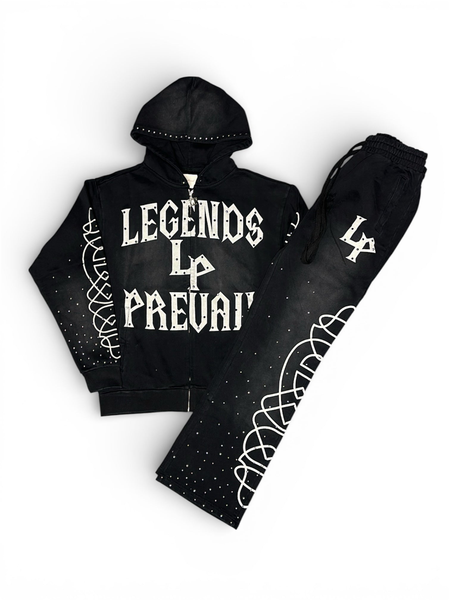 Legends Prevail "Butcher" Black Full Sweatsuit