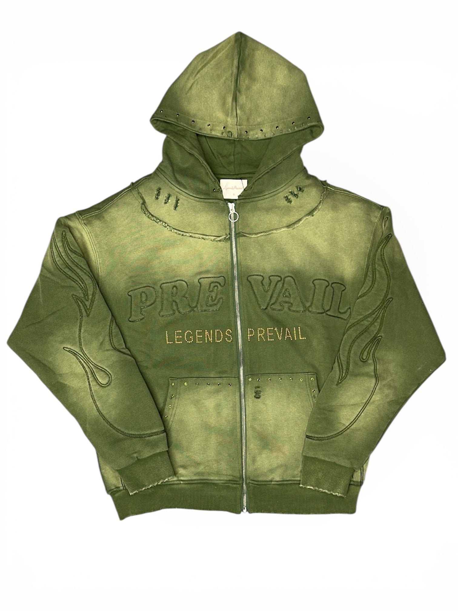 Legends Prevail "Green" Zip-Up Hoodie