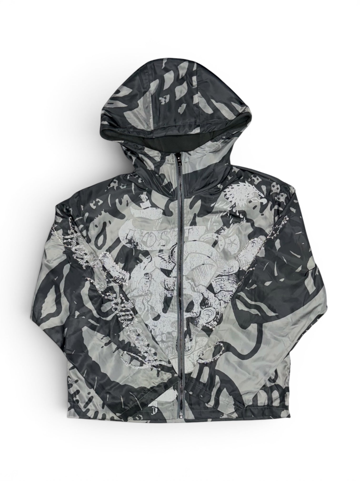 Lost Intricacy "Tiger Ed Hardy" Black Nylon Full Set