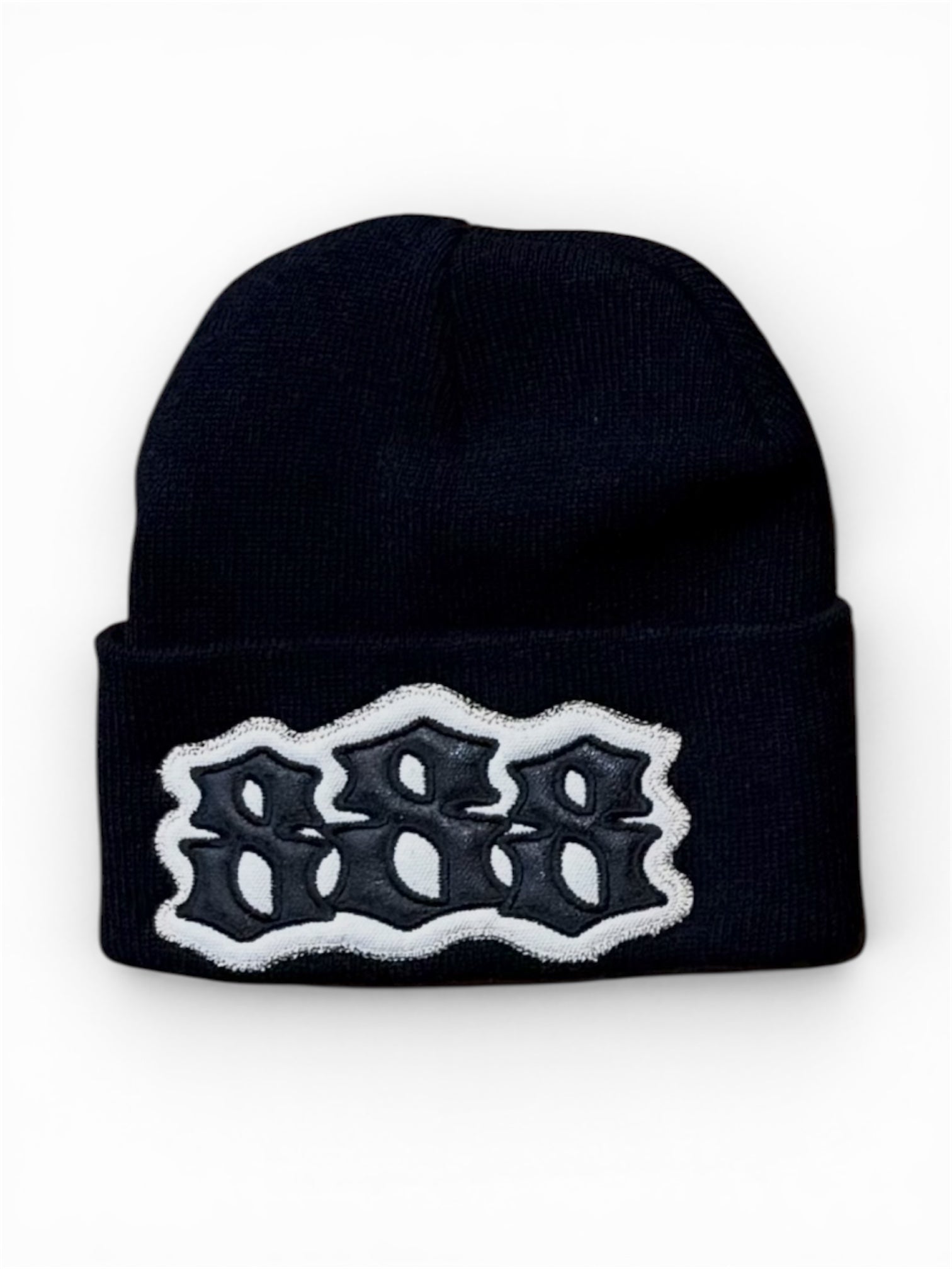 Louev 888 "V-8" Black/White Beanie