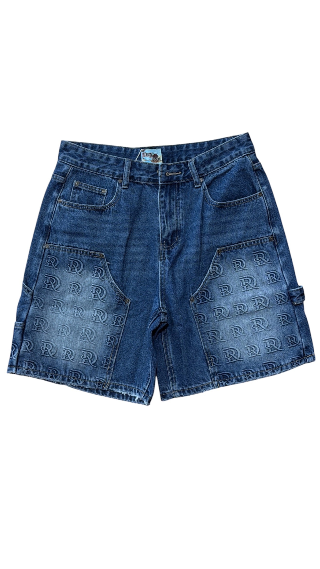 Dry Rot "Dr Double Knee" Blue Jean Shorts