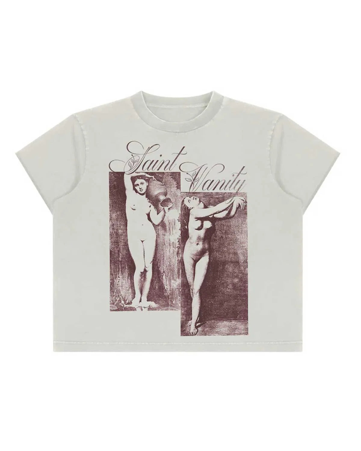 Saint Vanity "Gemini" Cream T-Shirt