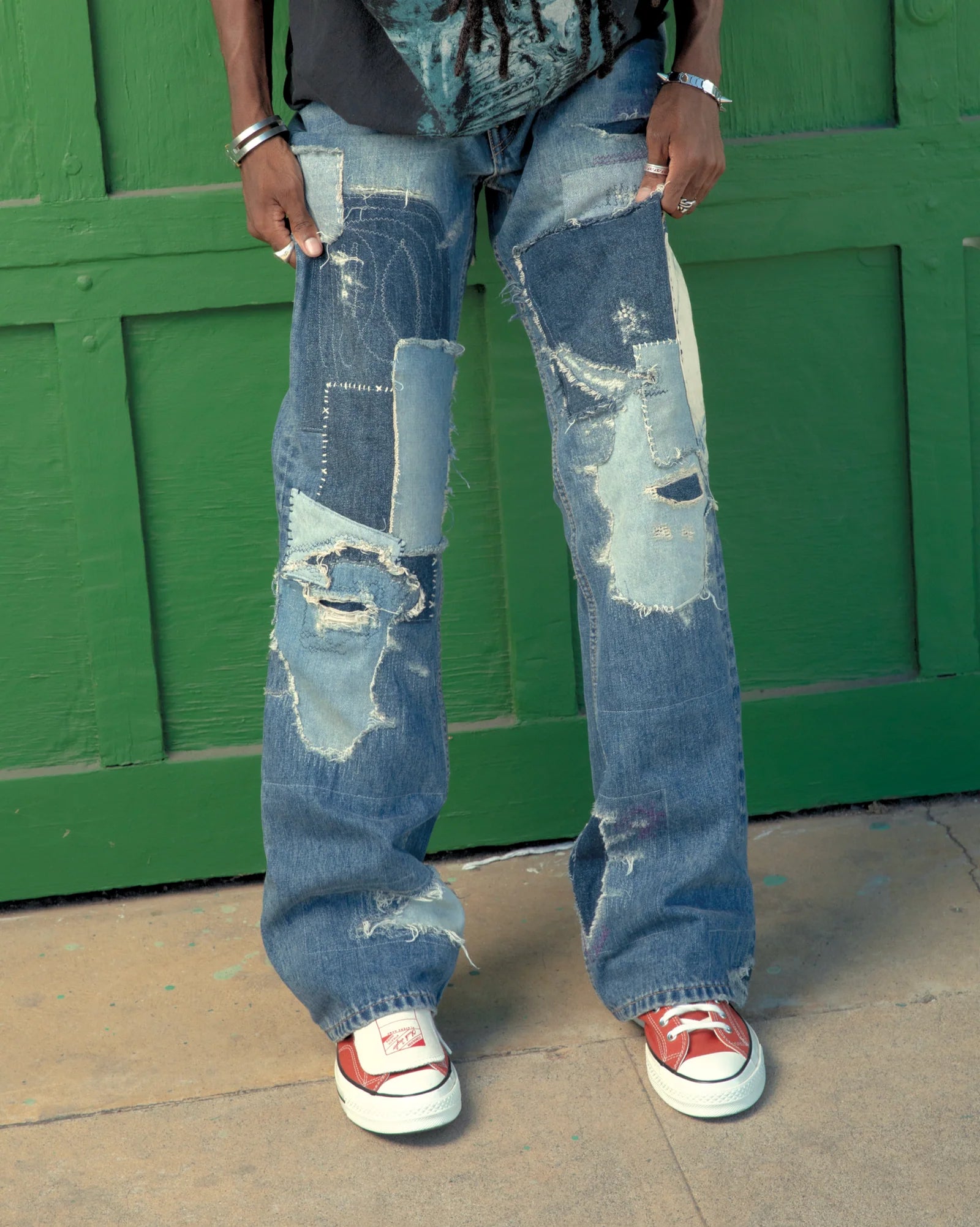 Bravest Studios "Boro" Blue Denim