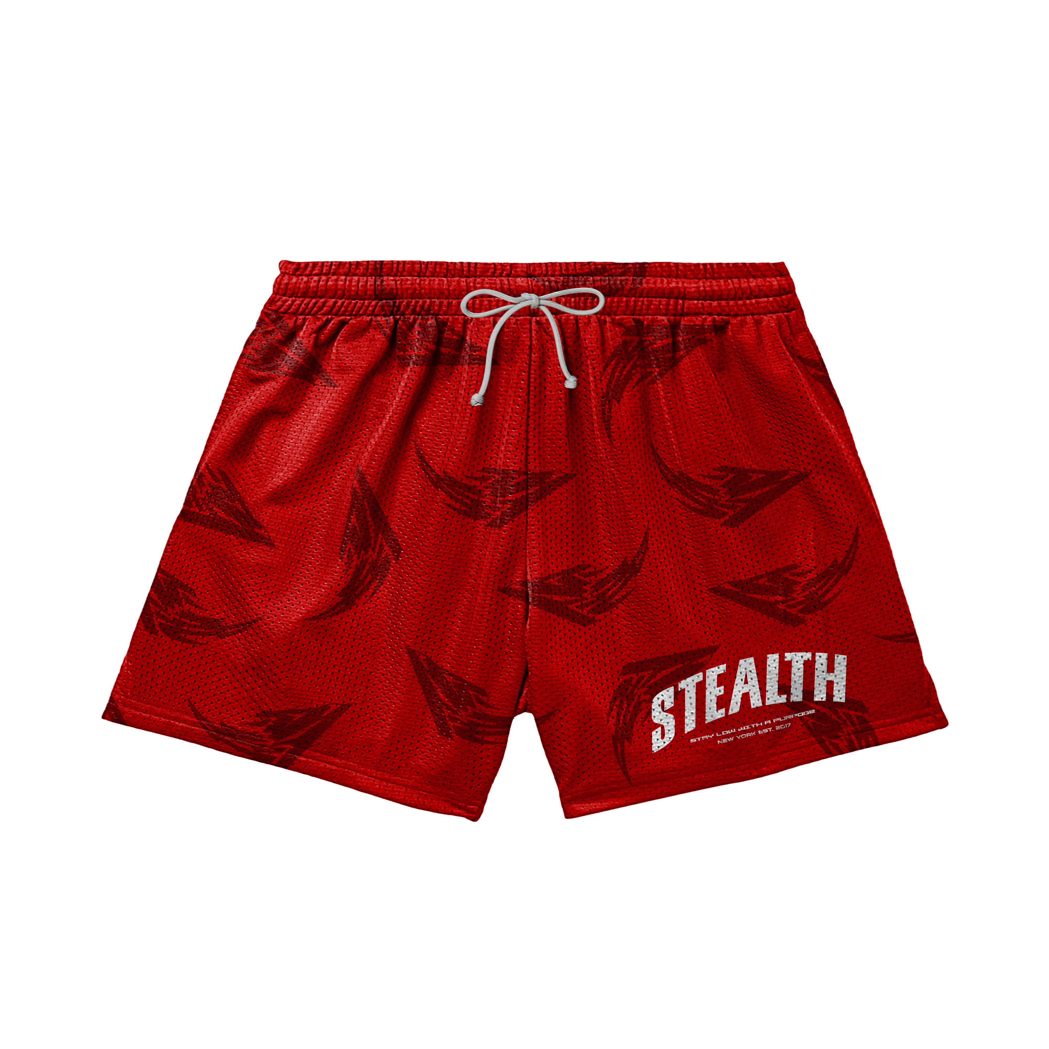 Stealth "Jet" Mesh Shorts (Red)