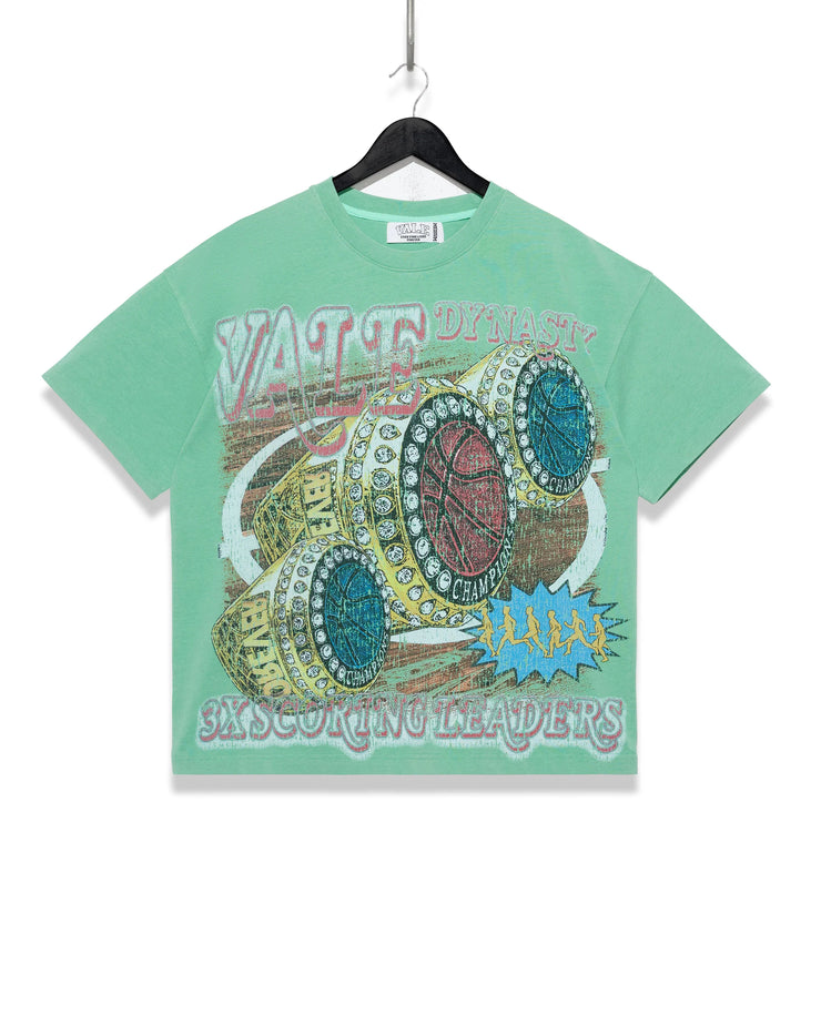 Vale "Dynasty Tee" Washed Green
