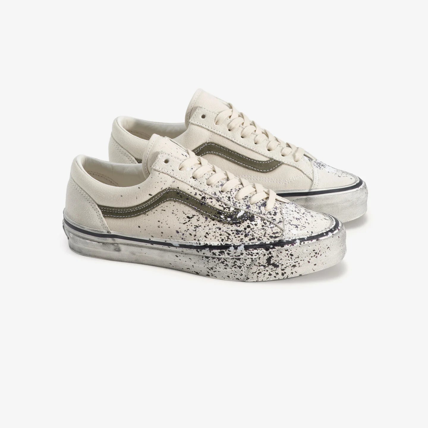 Vans "Paint Splatter" Old Skool 36 Turtle Dove Shoes