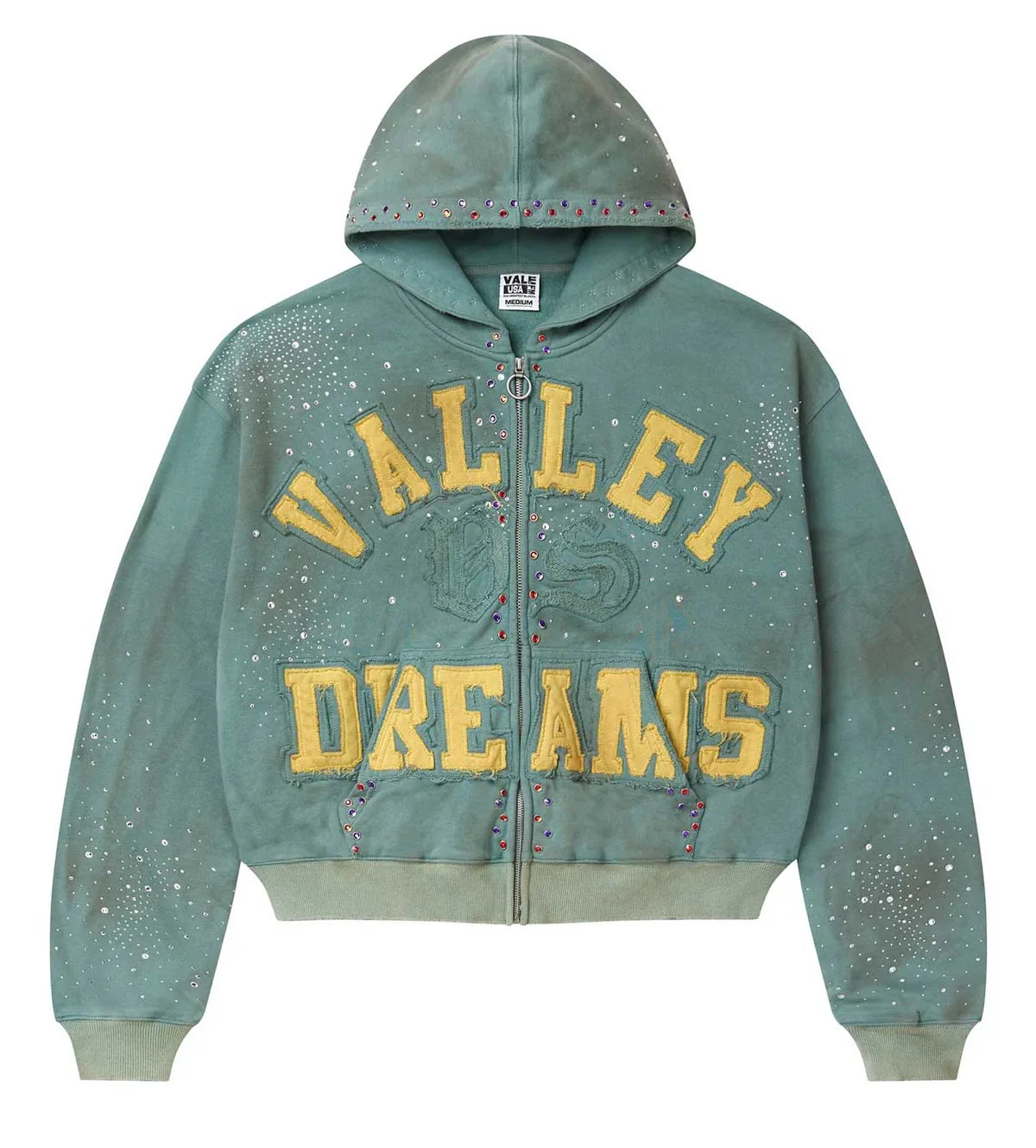 Vale "Classico" Mint Zip-Up Hoodie