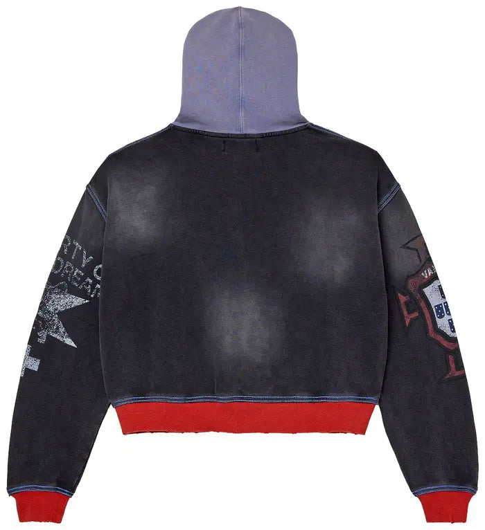 Vale "Big 14" Red Zip-Up Hoodie