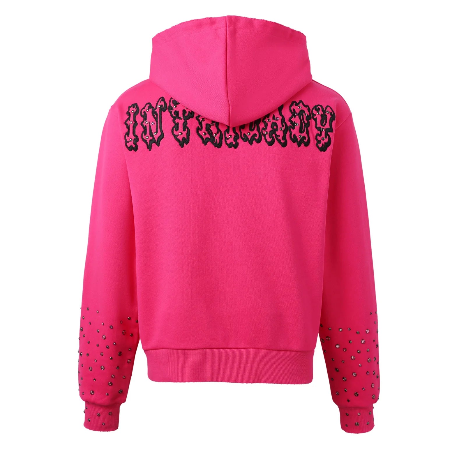 Lost Intricacy "Hot Pink Patch" Zip-Up Hoodie (Men)