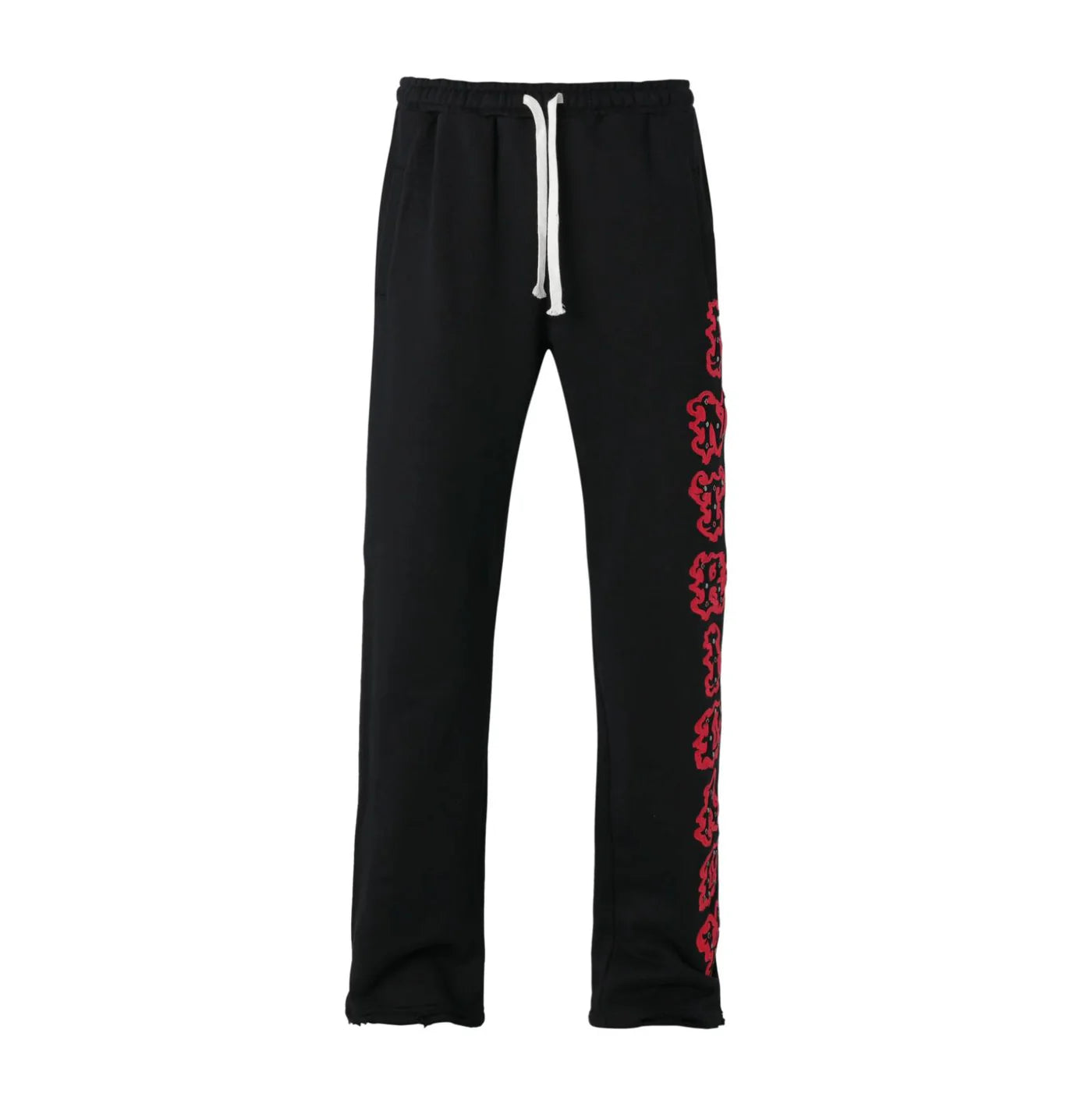 Lost Intricacy "Black/Red Patch" Sweatpants (Uni-sex)