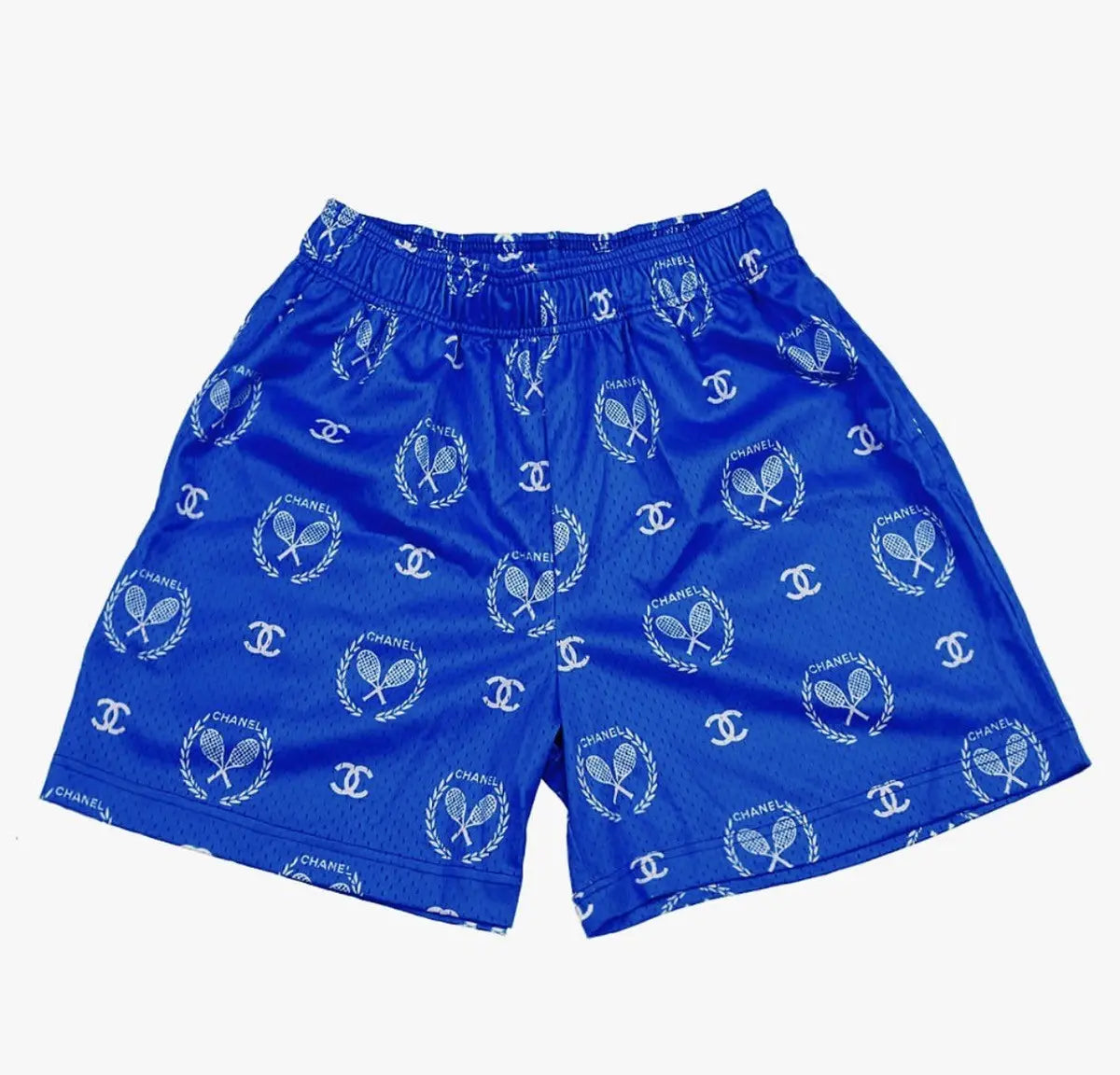 Bravest Studios "Chanel Tennis" Blue Mesh Shorts