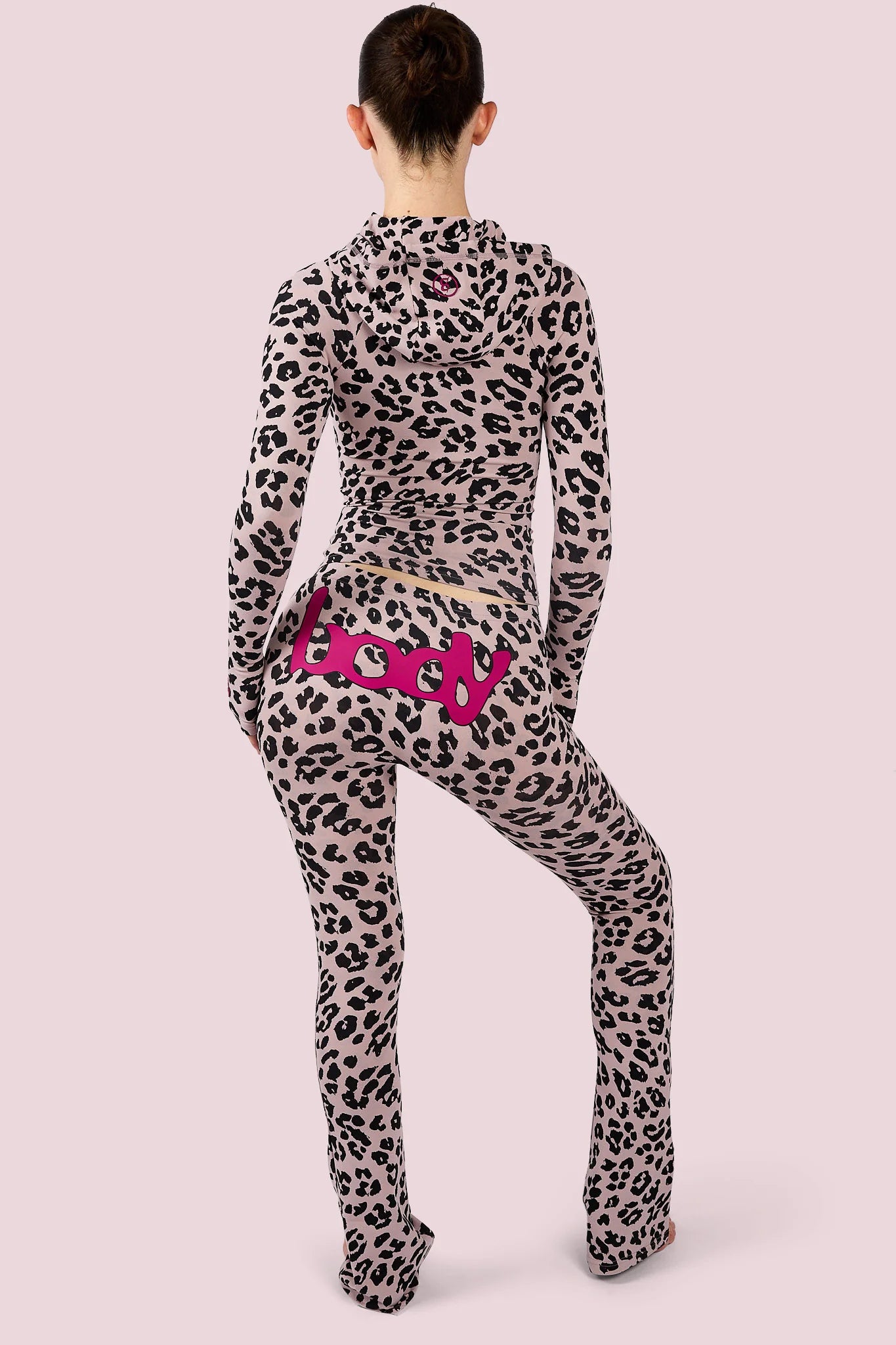 Body By Raven Tracy Basics Leggings (Leopard/Pink)
